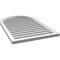 Ekena Millwork Round Top Surface Mount PVC Gable Vent: Functional, w/ 2"W x 1-1/2"P Brickmould Frame, 26"W x 42"H GVPRT26X4202SF - alternate 4